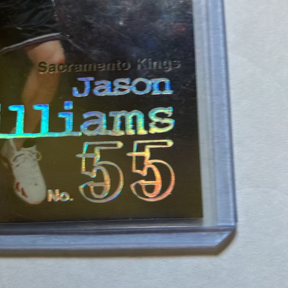 1999 Skybox Metal Smiths Jason Williams Sacramento Kings Rookie Card! Mint - Picture 5 of 5
